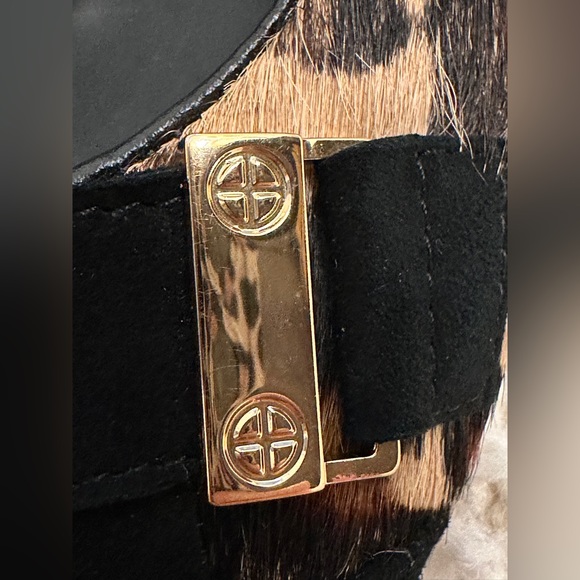 GEOX RESPIRA Wistrey Women's BALLET Pumps Flats SHOES SZ6.5 Animal PRINT Black - Picture 3 of 10